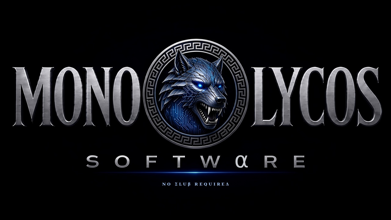MonoLycos Software — NO ΣLUβ REQUIREΔ